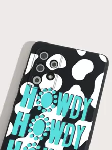 Funda de teléfono con gráfico de letras, versión internacional, no la versión nacional - Multicolor - Ver 5