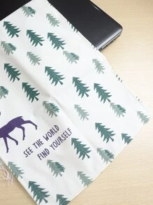 麋鹿圖案筆記本電腦防塵套 - 彩色 - 查看 3