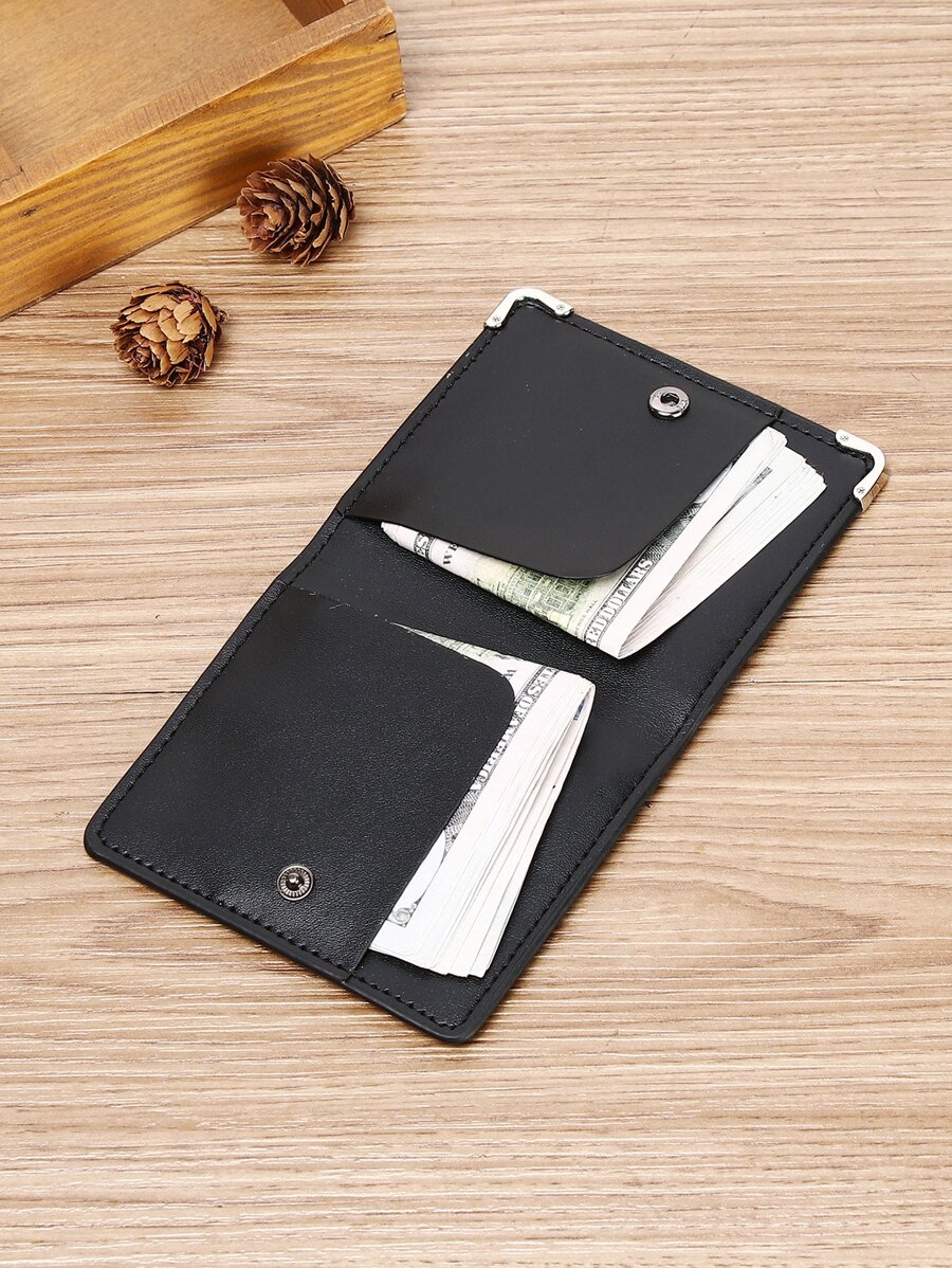 Men Minimalist Card Holder - Black - View 1