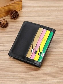 Men Minimalist Card Holder - Black - View 3