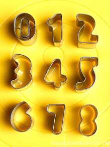 9pcs Stainless Steel Cookie Cutter - Grey - View 8