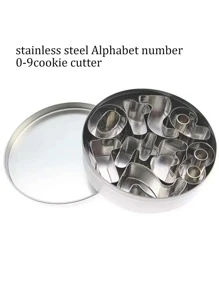 9pcs Stainless Steel Cookie Cutter - Grey - View 5