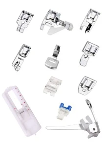 11入組縫紉機壓腳套裝 - 彩色 - 查看 2