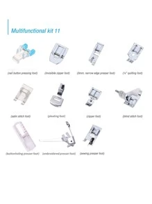 11入組縫紉機壓腳套裝 - 彩色 - 查看 4