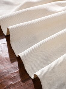 Chicas Vestido camisero de dos tonos bajo con fruncido - Multicolor - Ver 7