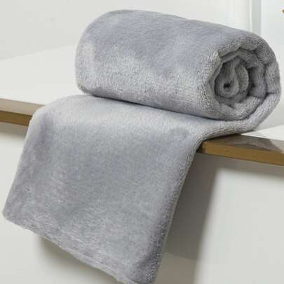 1pc Solid Color Blanket
