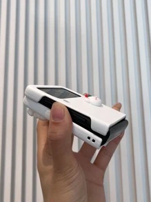 Coque de téléphone portable à détail lapin 3D - Blanc - Voir 3