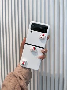 Coque de téléphone portable à détail lapin 3D - Blanc - Voir 5