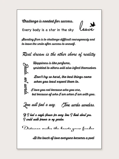 STARTTOOS 纹身贴纸，1 张字母图形临时纹身，适合女性，成人纹身贴纸，逼真的纹身字母图形，适合女性和女孩