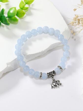 大象墜飾串珠手鏈