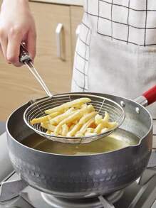 1 pieza Cuchara colador de acero inoxidable - Plateado - Ver 3