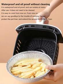 10入組鋁空氣炸鍋鍋襯墊