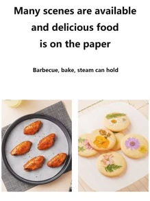 50pcs Air Fryer Parchment - White - View 5