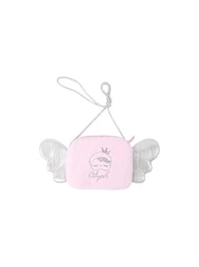 Metoo Tiramitu Girls Wing Decor Crossbody Bag - Pink - View 1