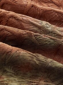 SHEIN MOD Tie Dye Textured Crop Tank Top - Multicolor - View 4