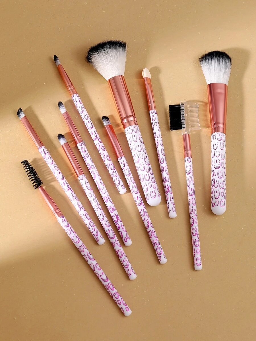 10pcs Makeup Brush Set,Brush Set,Makeup Brush Kit,Make Up Brush Set,Make Up Set Complete,Makeup Brush Set,Complete Makeup Kit,Brush Kit,Brushes Makeup Set,Makeup Gift Set - Multicolor - View 1