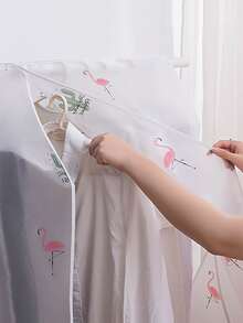 1pc Animal & Plant Print Garment Cover Bag - Multicolor - View 3