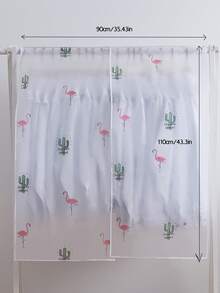 1pc Animal & Plant Print Garment Cover Bag - Multicolor - View 4