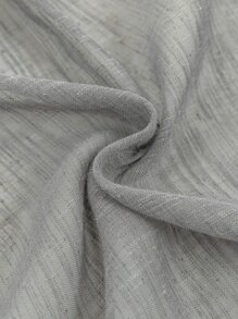 素色單片透視窗簾 - 灰色 - 查看 5