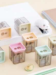 4 piezas Sacapuntas de color al azar - Multicolor - Ver 2