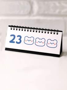 1入組卡通圖案日曆 - 彩色 - 查看 1