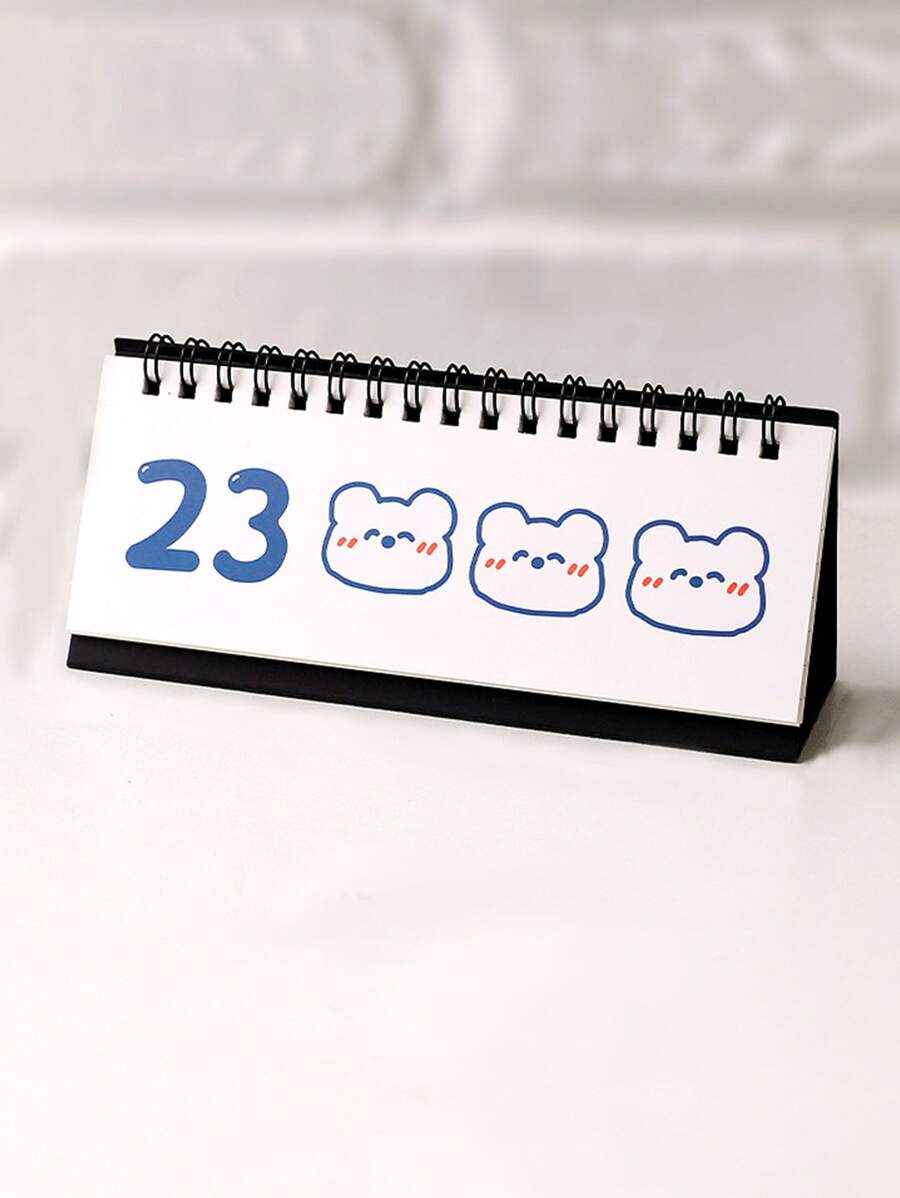 1入組卡通圖案日曆 - 彩色 - 查看 1