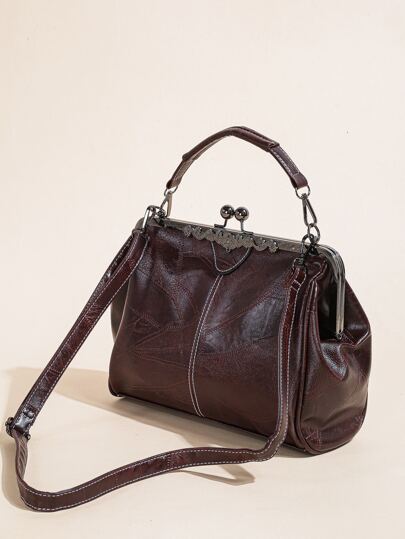 حقيبة جانبية كروس وجسم للنساء من جلد ناعم، سعة كبيرة مع إغلاق قبلة محمول، حقيبة هاتف وأجندة ليلة العشاء أو الحفلات سهلة الاستخدام، عملية، هدية عيد ميلاد، حزام كتف قابل للإزالة، رخيصة، من الإلهام الرجعي