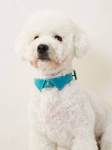 UFBemo 1pc Stitch Detail Pet Collar - Mint Green - View 5