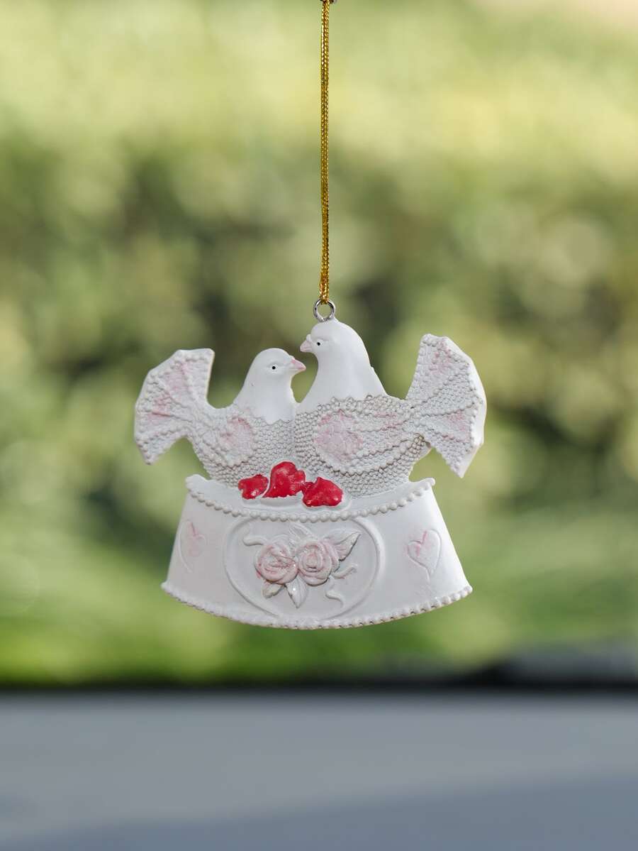 1pc Bird Shaped Car Hanging Ornament - Multicolor - View 1