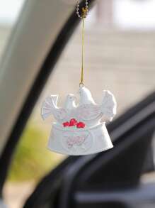 1pc Bird Shaped Car Hanging Ornament - Multicolor - View 2