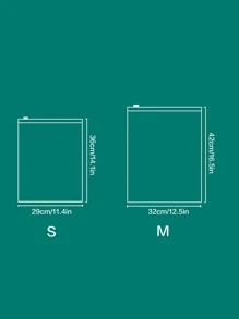 5pcs Clear Waterproof Shoes Storage Bag - Clear - View 3