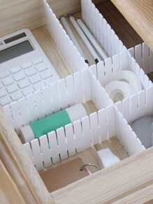 4pcs Plastic Drawer Divider  Decorations   Autumn Decor Festival Decor Room Decor Home Decor Fall Decor Bedroom Decor - White - View 5