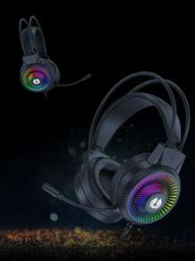 1 pieza Auriculares con cable con micrófono - Negro - Ver 2