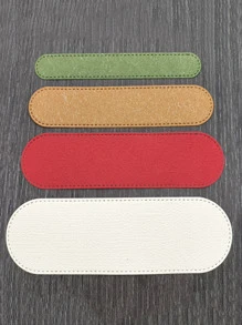 4pcs Oval Shaped Cutting Die - Silver - View 2