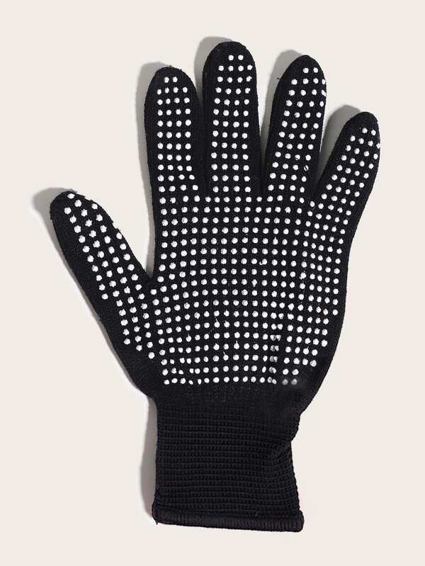 Guantes antiquemaduras para peluquería de PVC con puntos de silicona, resistentes a altas temperaturas, con aislamiento térmico y antideslizantes, de varios colores, accesorios para el cabello, herramientas de peluquería y productos de belleza para salón, esenciales de viaje