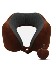 1 pieza Almohada cervical de coche - Granate - Ver 1