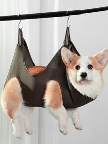 1pc Pet Grooming Hammock - Green - View 2