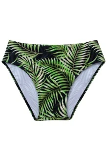 Manfinity Hombres Calzoncillo de natación con estampado tropical - Multicolor - Ver 6