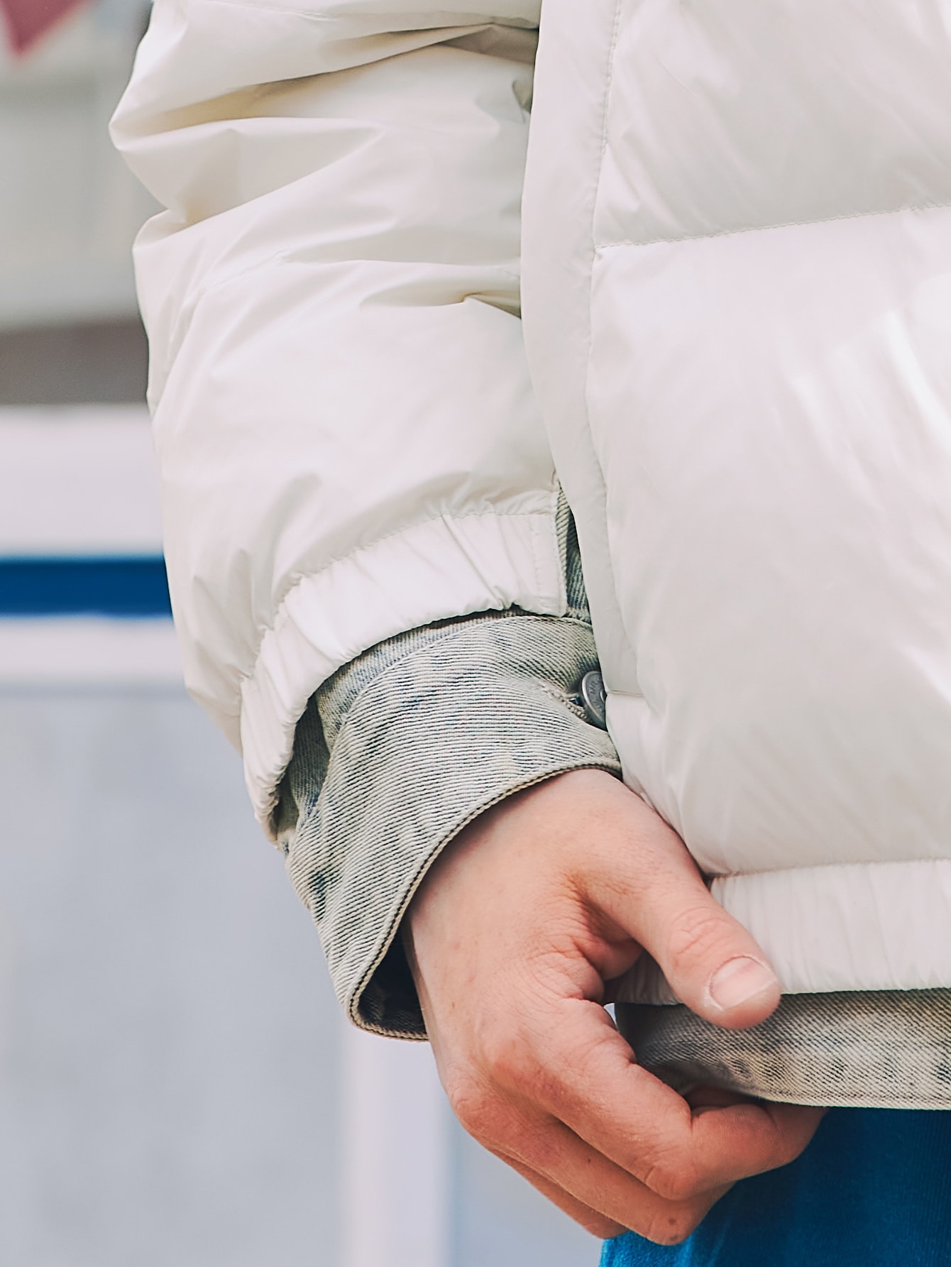 Men Funnel Neck Zipper Down Coat SHEIN USA