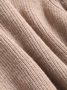 DAZY Men Solid Round Neck Jumper - Khaki - View 3