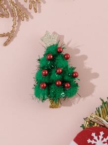Christmas Tree Decor Alligator Hair Clip - Multicolor - View 1