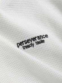 DAZY Letter Embroidery Drop Shoulder Sweatshirt,Fall Clothes