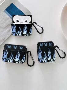 火焰圖案耳機殼適用於Airpods - 彩色 - 查看 2