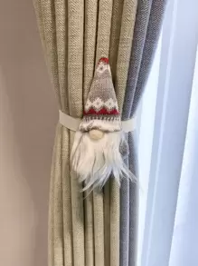 1pc Christmas Gonk Decor Random Curtain Holdback - Multicolor - View 1