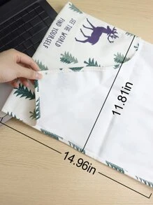 麋鹿圖案筆記本電腦防塵套 - 彩色 - 查看 4