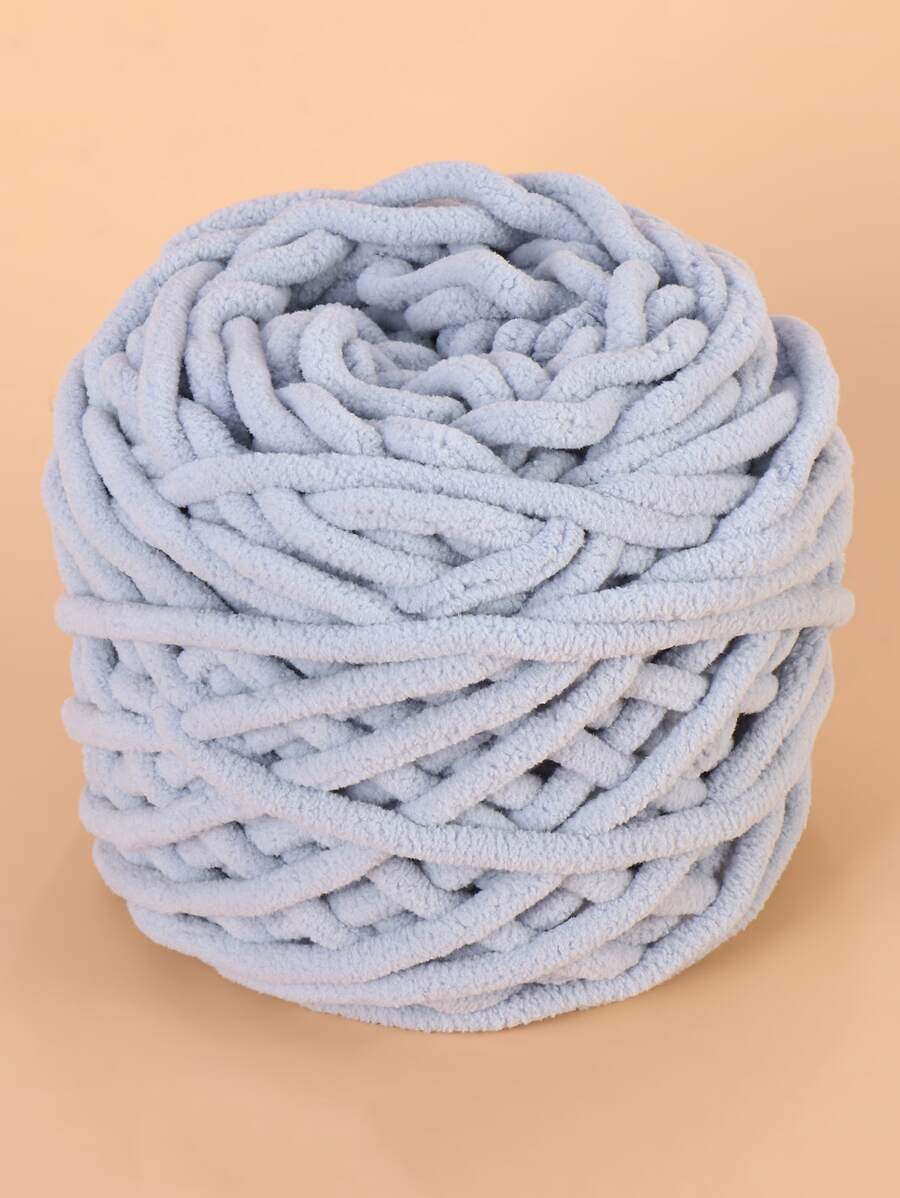 1 Cake Plain DIY Yarn - Light Grey - View 1