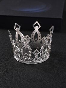 Băng đô thiết kế vương miện Rhinestone - Bạc - Xem 2
