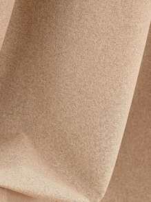 Solid Single Panel Blackout Curtain - Brown - View 2