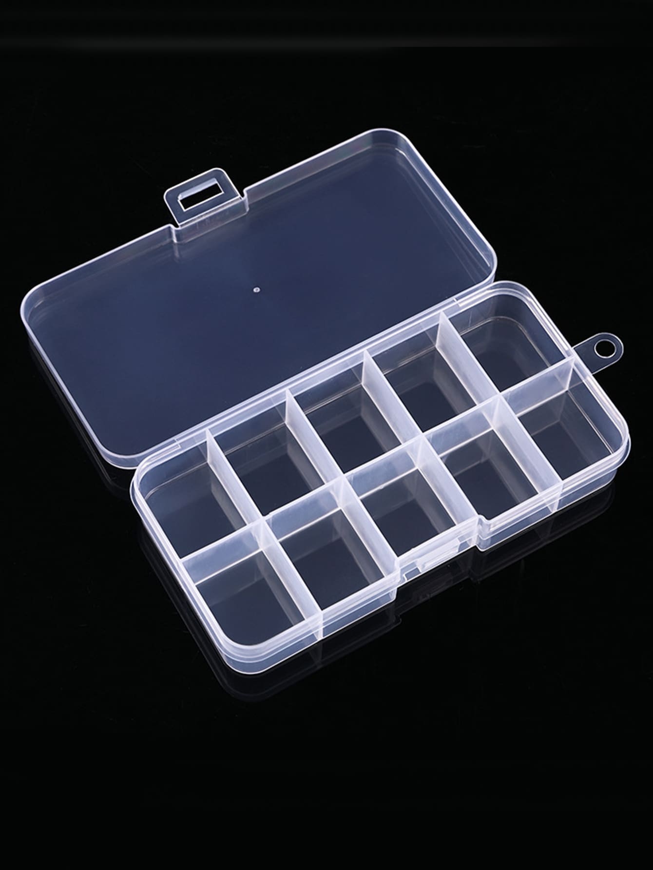 1 hộp đựng đồ trang sức 10 ô - Trong sáng - Xem 1