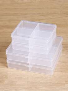 Hộp lưu trữ đồ trang sức trong suốt 1pc - Trong sáng - Xem 3